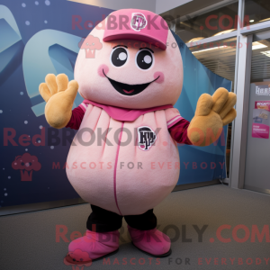 Pink kartoffel maskot...