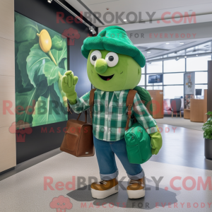Zielony burak maskot drakt...