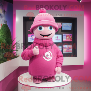 Roze armband mascotte...