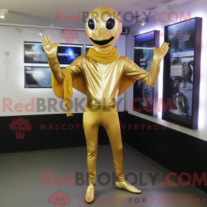 Gold Stilt Walker máscara...