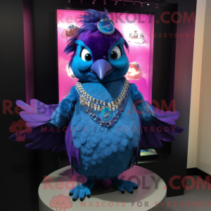 Maskotdraktfigura Magenta...