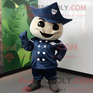 Navy spinat maskot...