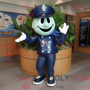 Navy Spinat Maskottchen...
