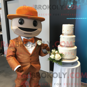 Rust bryllupskage maskot...