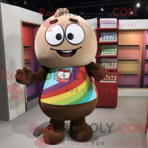 Brown Rainbow mascot...