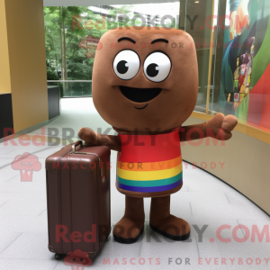 Brown Rainbow mascot...