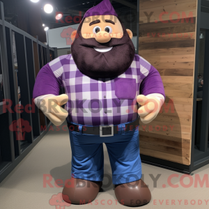 Costume de mascotte Purple...