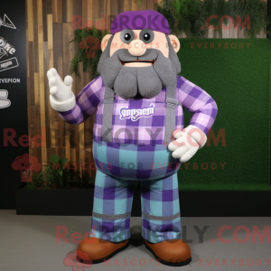 Costume de mascotte Purple...