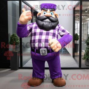 Costume de mascotte Purple...