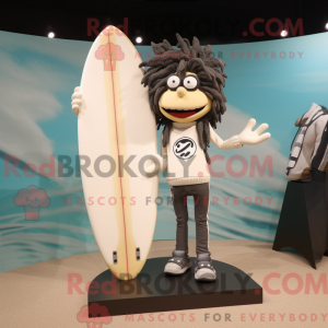 Cream Surfboard mascot...