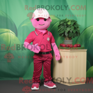 Postava maskota Pink Malina...