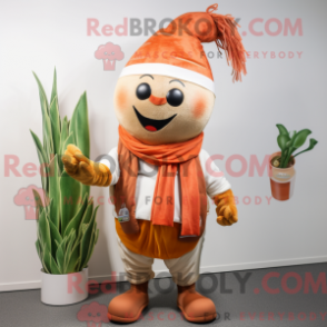 Máscaras de luxo com características elegantes com calças de algodão e calças - Mascotes de cebola - RedBrokoly.com