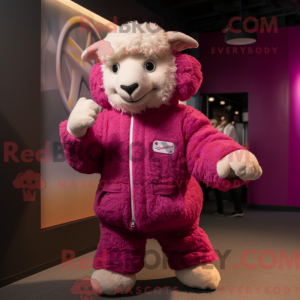 Magenta ou máscara kostyme...
