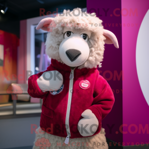 Magenta Sheep mascot...