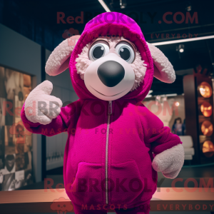 Magenta Sheep mascot...