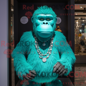 Turquoise orang-oetan...