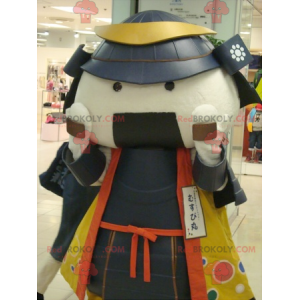 Samurai mascot in traditional dress - Redbrokoly.com