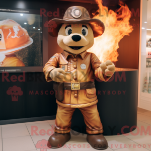 Kremowa maska Fire Fighter...
