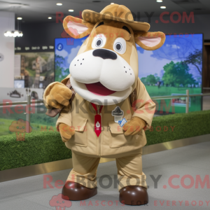 Figura de máscara de vaca...