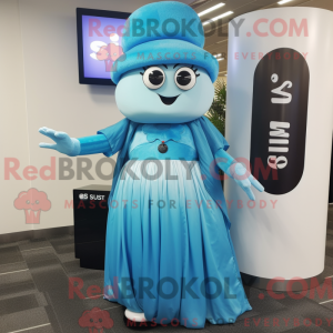 Postava maskota Sky Blue...