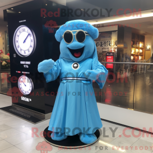 Postava maskota Sky Blue...
