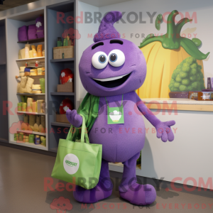 Purple Zucchini mascot...