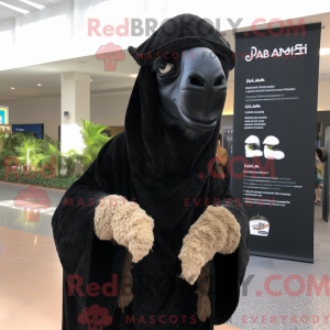 Black Camel mascottekostuum...