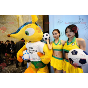 Berühmtes Fuleco-Maskottchen der Weltmeisterschaft 2014 -