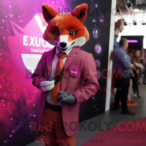 Disfraz de mascota Magenta...