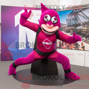 Postava maskota Magenta...