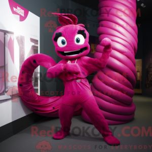 Postava maskota Magenta...