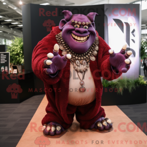 Maskotka Maroon Ogre z...
