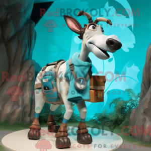 Costume mascotte d okapi...