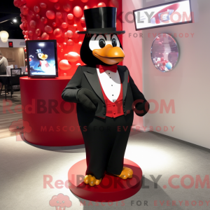 Red Aglet mascot costume...