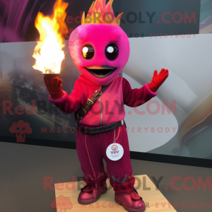 Figura de máscara Magenta...