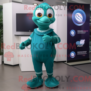 Disfraz de mascota Teal...