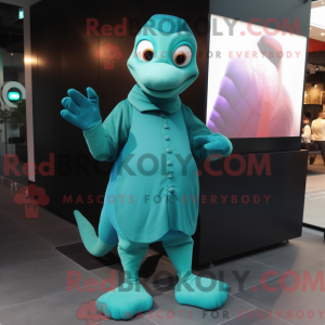 Teal Plum Maskottchen...