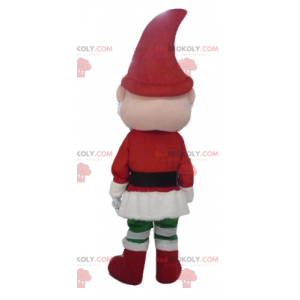 Maskot vánoční skřítek Santa Claus - Redbrokoly.com