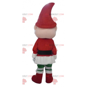 Maskot vánoční skřítek Santa Claus - Redbrokoly.com