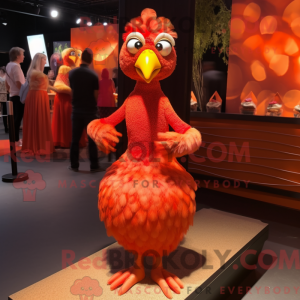 Mascotte de poulet tandoori...