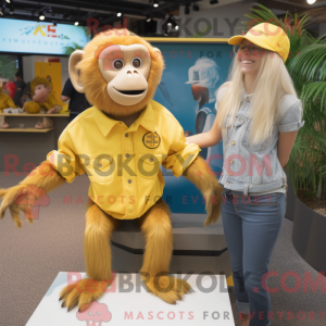Mascotte de singe capucin...