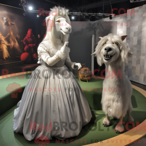 Gray Boer Goat mascot...