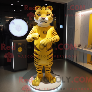 Figura de máscara de tigre...