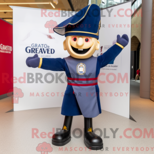 Marine-mascotte van de...