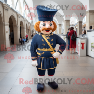 Marine-mascotte van de...