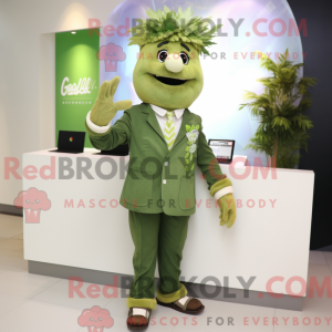 Olive Chief mascottekostuum...