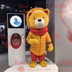 Costume mascotte de lion...