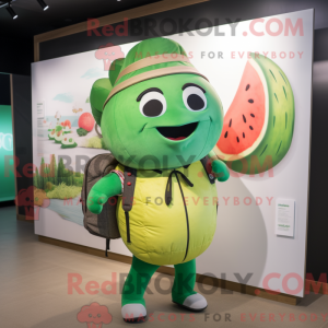 Meloen mascottekostuum...