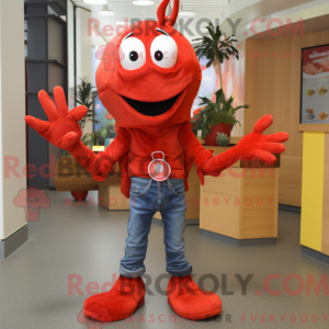 Red Shrimp Scampi maskot...