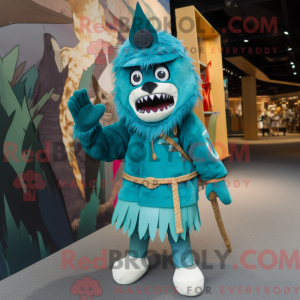 Costume mascotte de lanceur...
